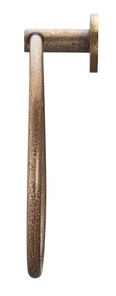 LVB Mica Hand Towel Ring - Living Brass