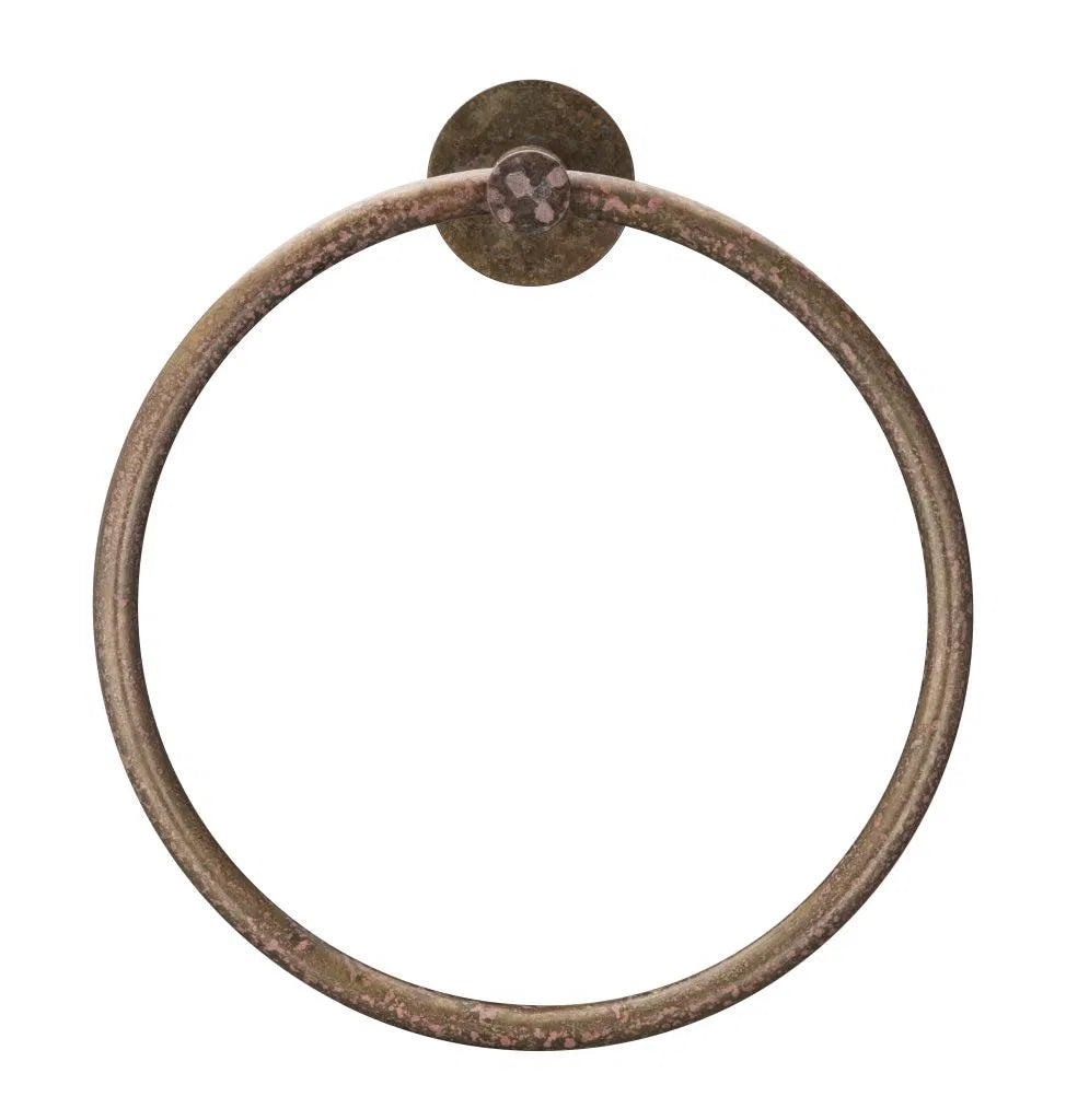 LVB Mica Hand Towel Ring - Living Brass