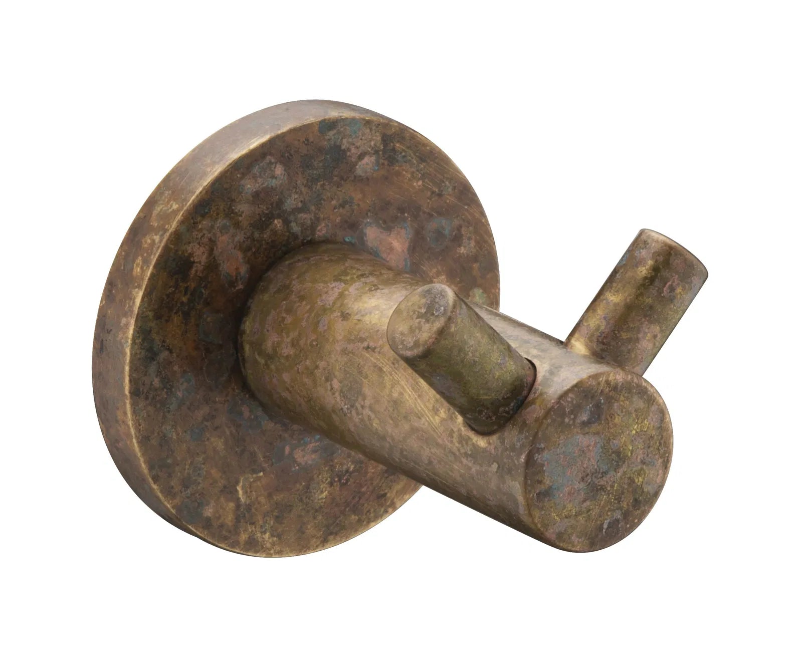 LVB Mica Double Robe Hook - Living Brass