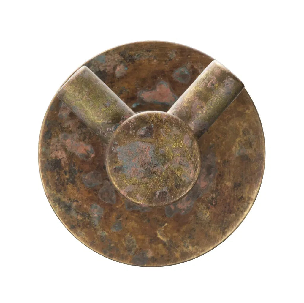 LVB Mica Double Robe Hook - Living Brass
