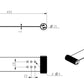 Mica Fluted Stainless Shelf – 400mm