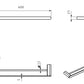 Supra Double Towel Rail