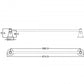 Clasico Single Towel Rail