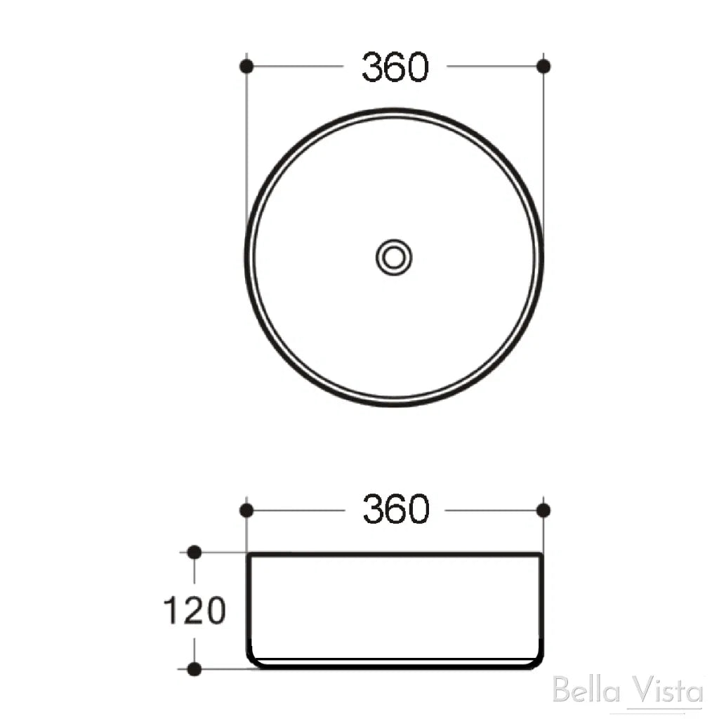 Rotonda 360 x 120mm