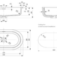 Doros – Undermount – 530 x 320 x 168mm