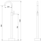 Mica Freestanding Bath Mixer