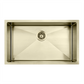 Atlas Handmade Single Bowl Kitchen Sink in Brushed Gold