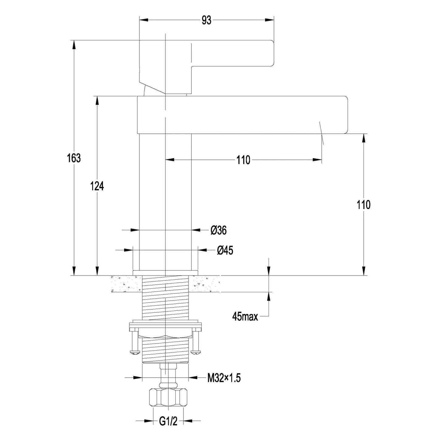 Vivo Basin Mixer