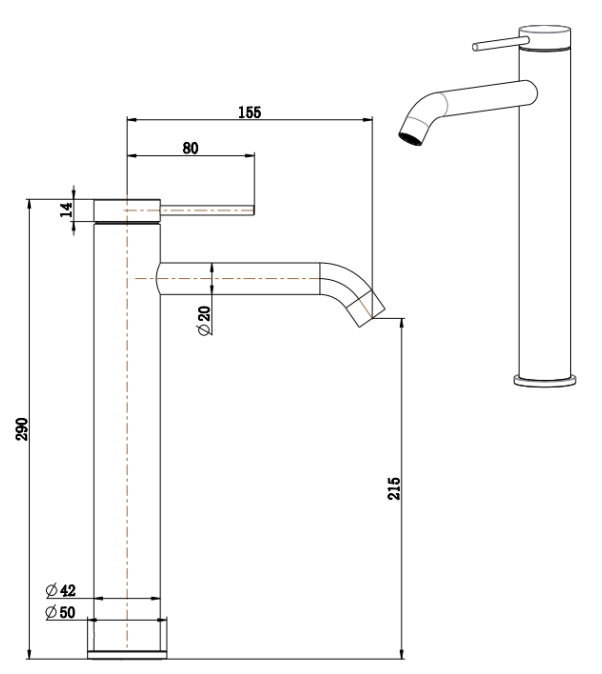 LVB V2 Mica Basin Mixer