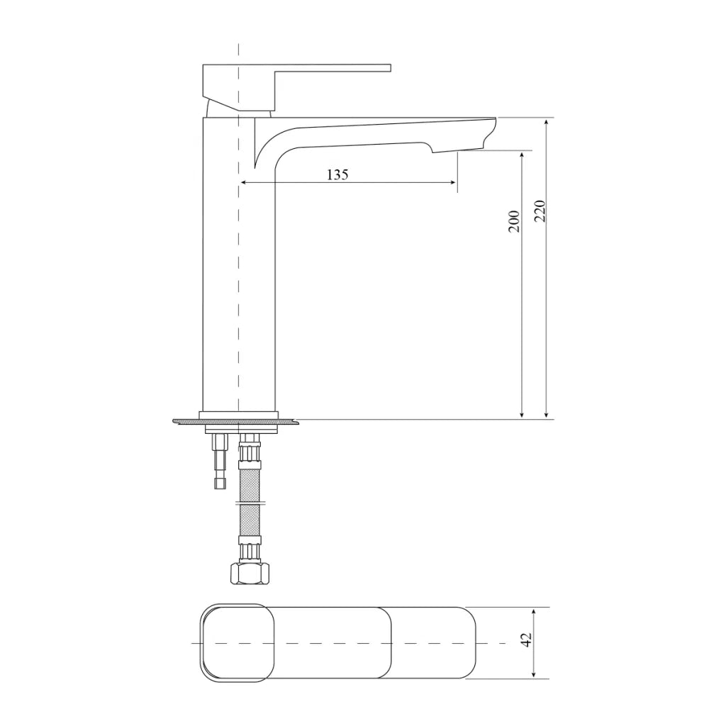 Mia Tall Basin Mixer