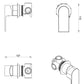 Eleniko Shower Mixer – TRIM KIT ONLY