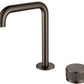 Mica Fluted Soft-Square Hob Basin Mixer Set