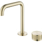 Mica Fluted Soft-Square Hob Basin Mixer Set