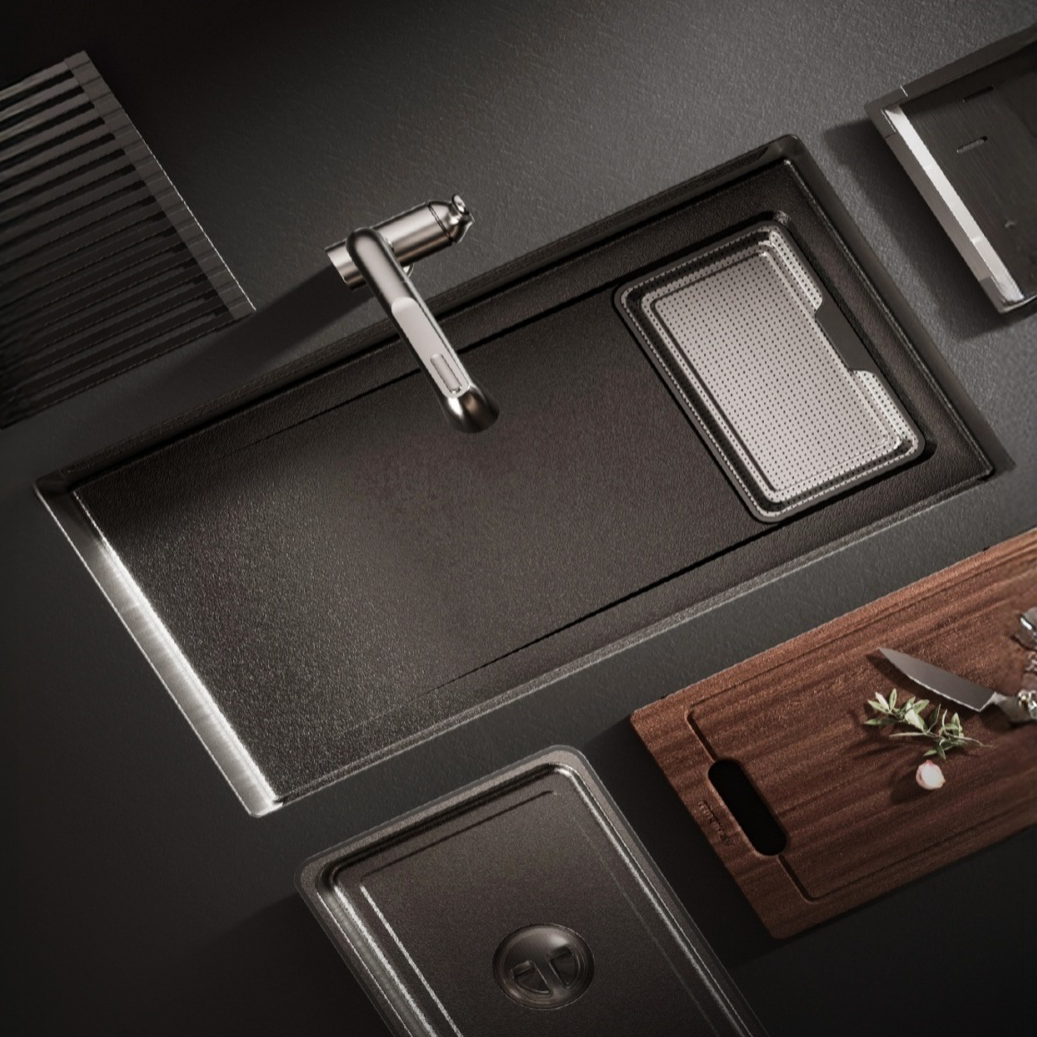 Novaq Handmade Kitchen Sink in Gold