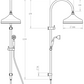 Mica Heritage Dual Shower Rail