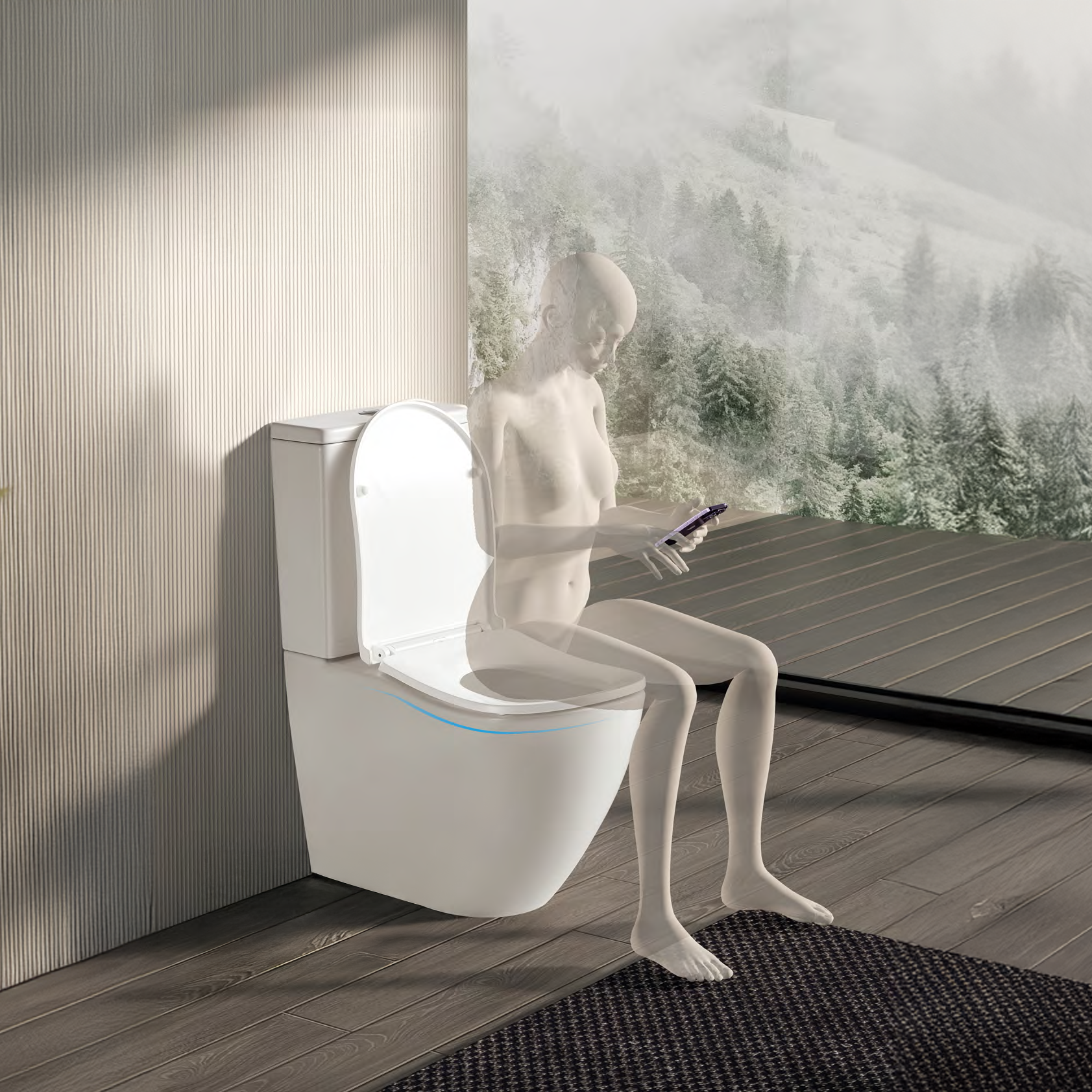 Seoul Ergonomic Toilet Suite