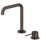 Mica Soft-Square Hob Basin Mixer Set