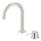 Mica Gooseneck Hob Basin Mixer Set