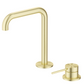Mica Soft-Square Hob Basin Mixer Set