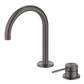 Mica Gooseneck Hob Basin Mixer Set