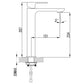 Seto Basin Mixer Tall