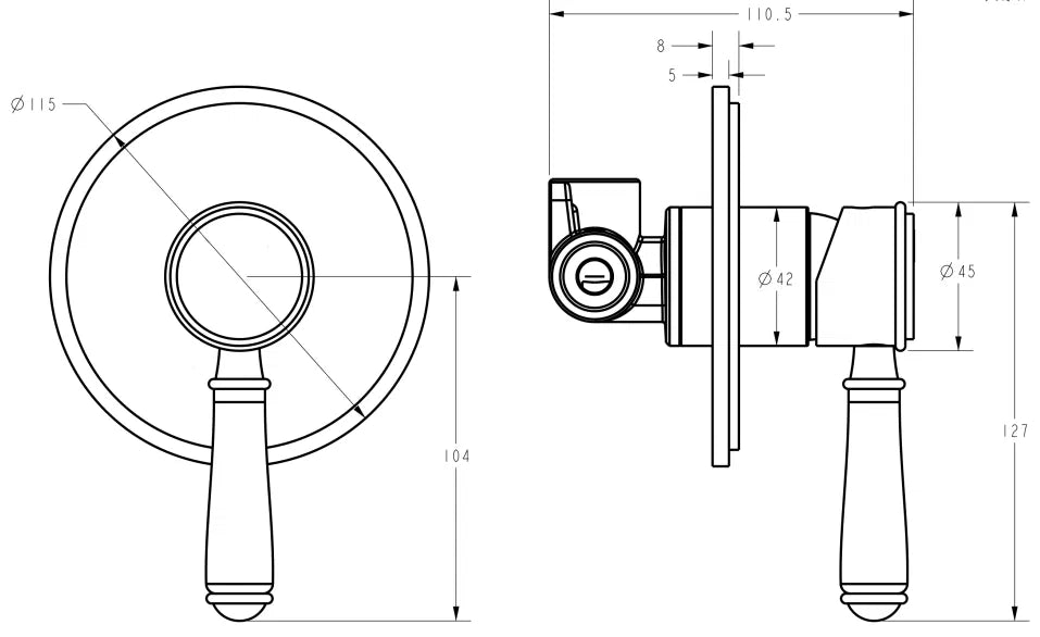 Clasico Shower Mixer – BODY