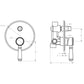 Clasico Shower Mixer with Diverter - Trim Kit - Standard Handle