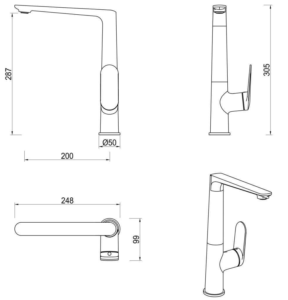 Lantra Sink Mixer