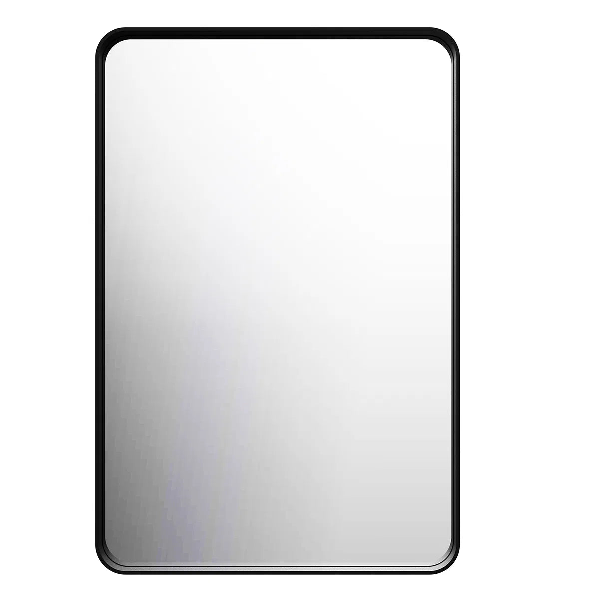 Bianca Square Framed Mirror - Black