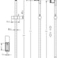 Mica Shower Rail