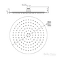 Mica Shower Head 200mm
