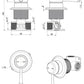 Mica Heritage Shower Mixer – TRIM KIT ONLY