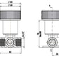 Mica Fluted Progressive Shower Mixer