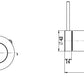 Mica Shower Mixer – Reverse – TRIM KIT ONLY