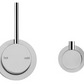 Mica Shower Mixer Diverter – Sideways Reverse – TRIM KIT ONLY