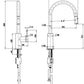 Mica Heritage Pull-Out Sink Mixer