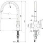 Mica 3-Way Filter Sink Mixer