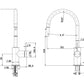 Mica Fluted Pull-Out Sink Mixer