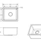 Fomos Sink 460 x 410mm