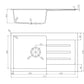 Fomos Sink 770 x 440mm