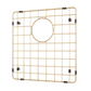 Atlas Handmade Single Bowl Kitchen Sink in Brushed Gold