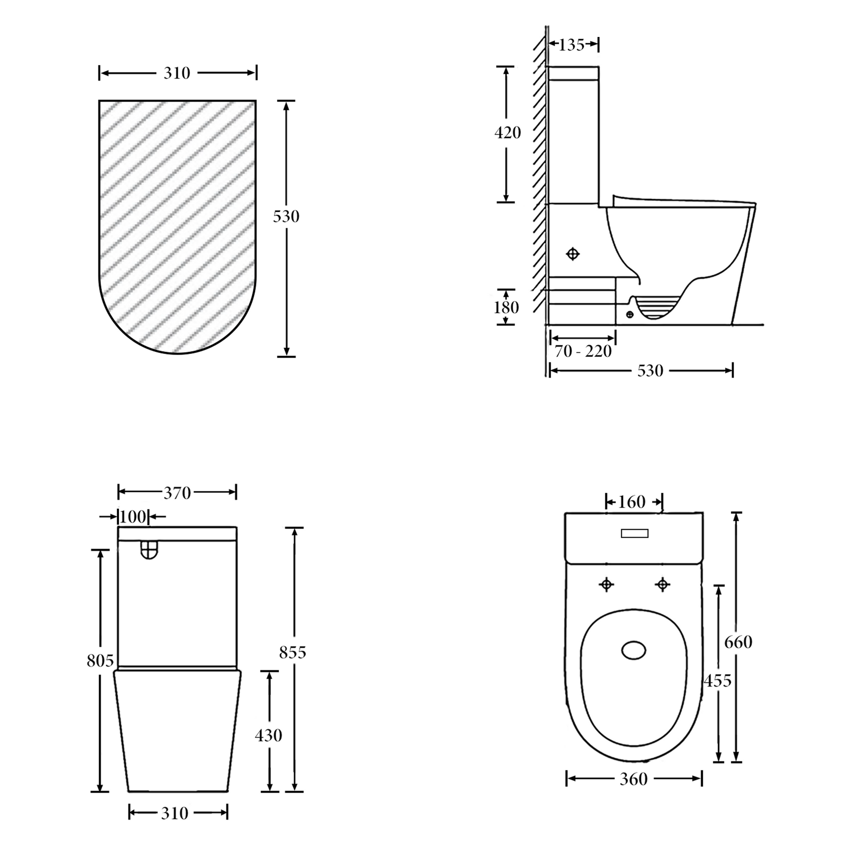 Vera Toilet Suite