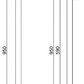 Mica Vertical Heated Towel Rail