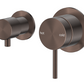 Mica Shower Mixer Diverter – Sideways – TRIM KIT ONLY