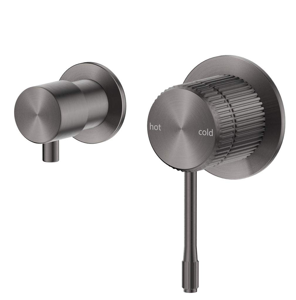 Mica Fluted Shower Mixer Diverter – Sideways