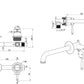 Mica Heritage Wall-Spout Combo – TRIM KIT ONLY