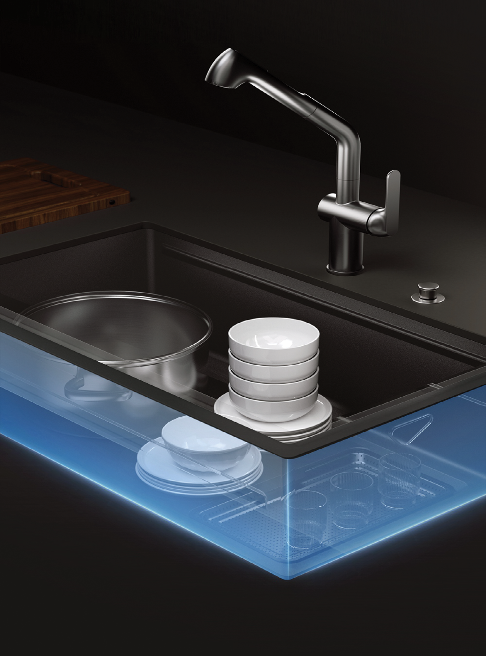 Novaq Handmade Kitchen Sink in Gold