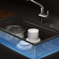 Novaq Handmade Kitchen Sink in Matt Black