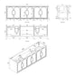 Laguna 1800mm Black American Oak Wall Hung Vanity