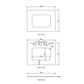 Laguna 600mm Natural American Oak Wall Hung Vanity